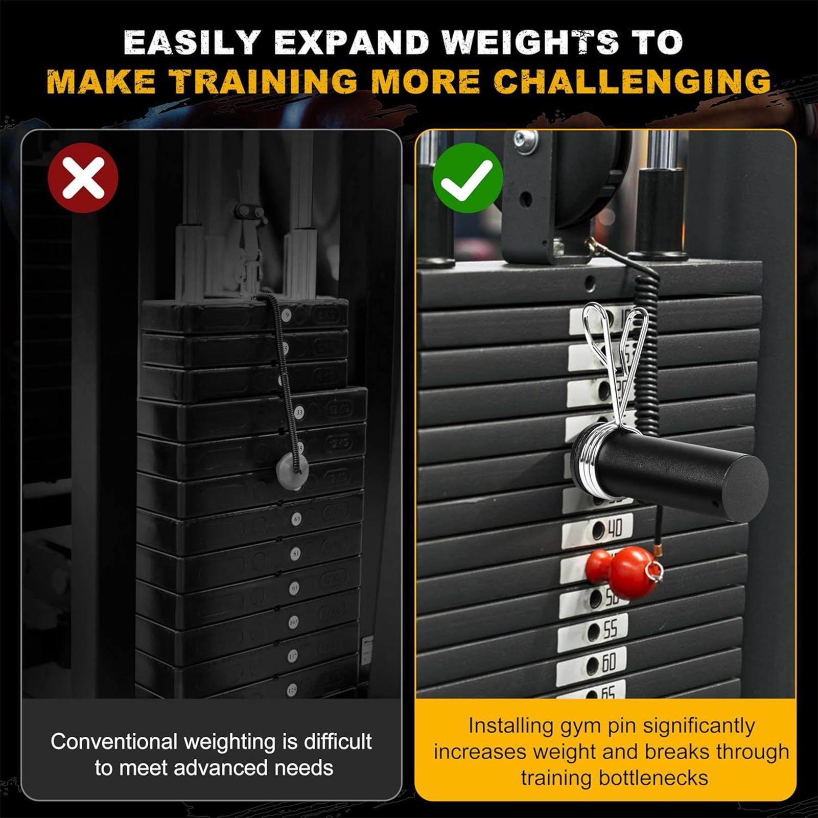 Home Gym Tunturi - Шпилька для спортзала с пружинным зажимом,