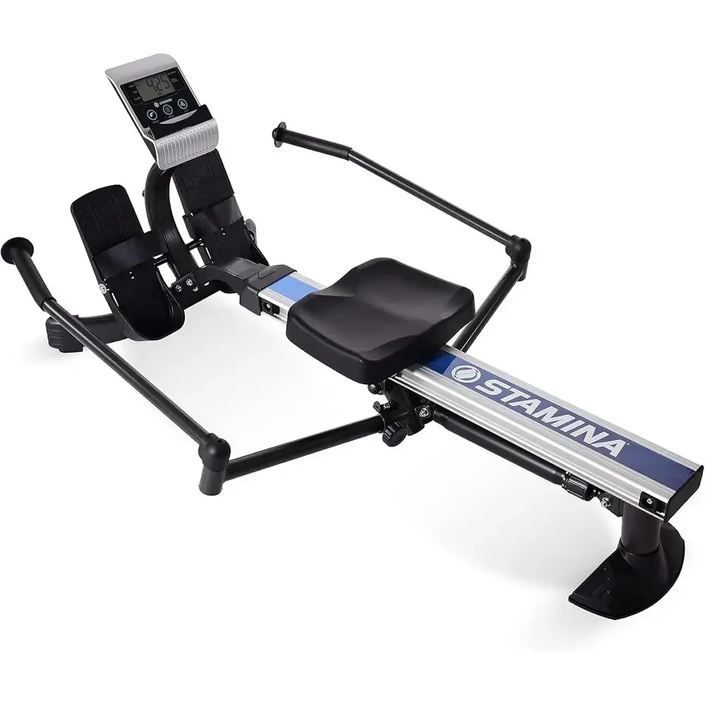 Home Gym Rowing Machine - Гидравлический гребной тренажер, сопротивление 250 фунтов,
