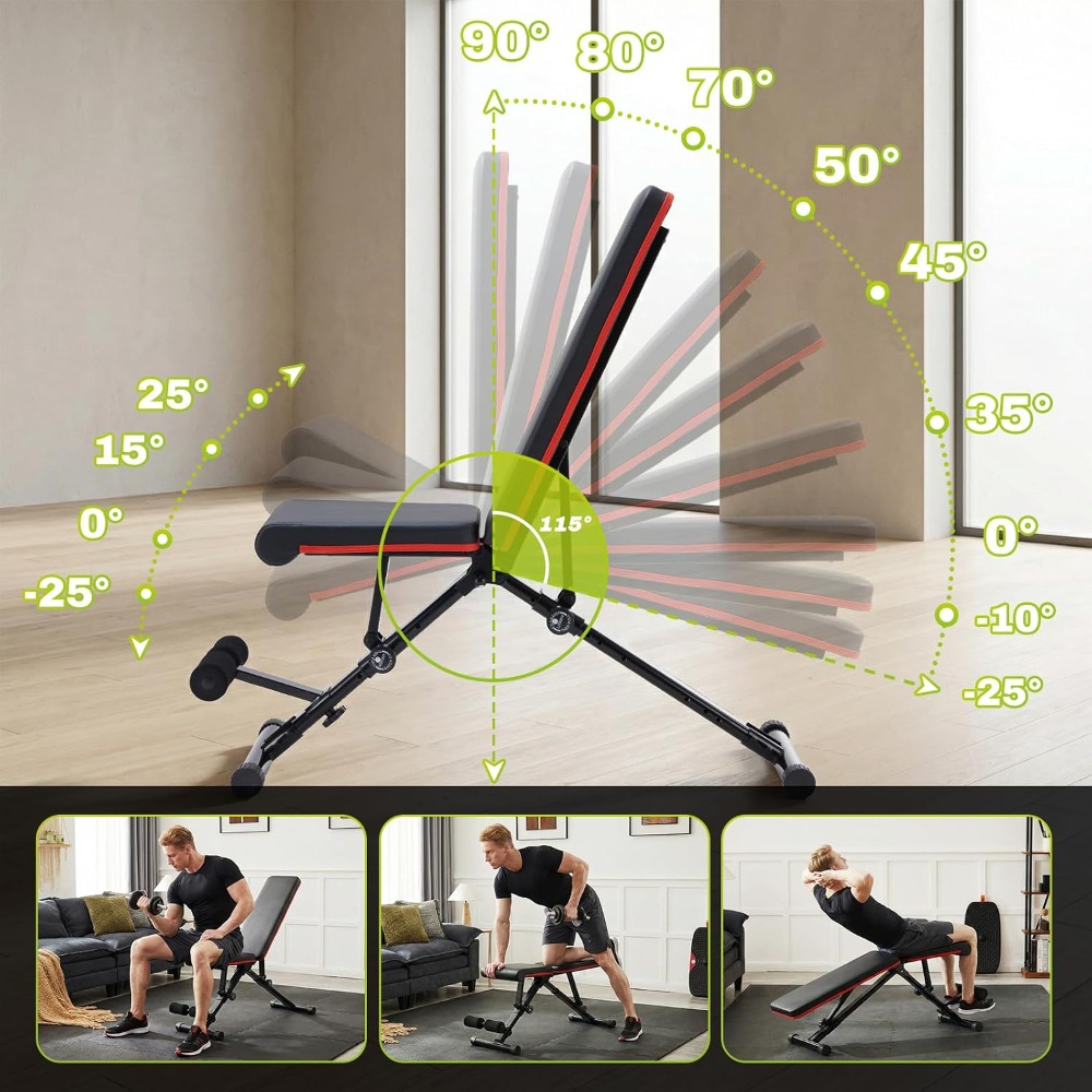 Регулируемая скамья для силовы – обзор и цена Home Gym Dumbbells