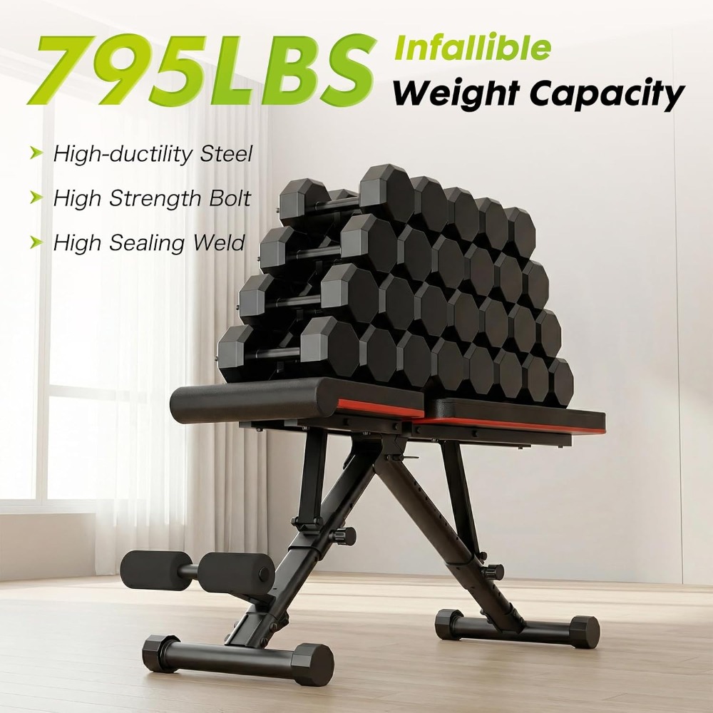 Регулируемая скамья для силовы – обзор и цена Home Gym Dumbbells