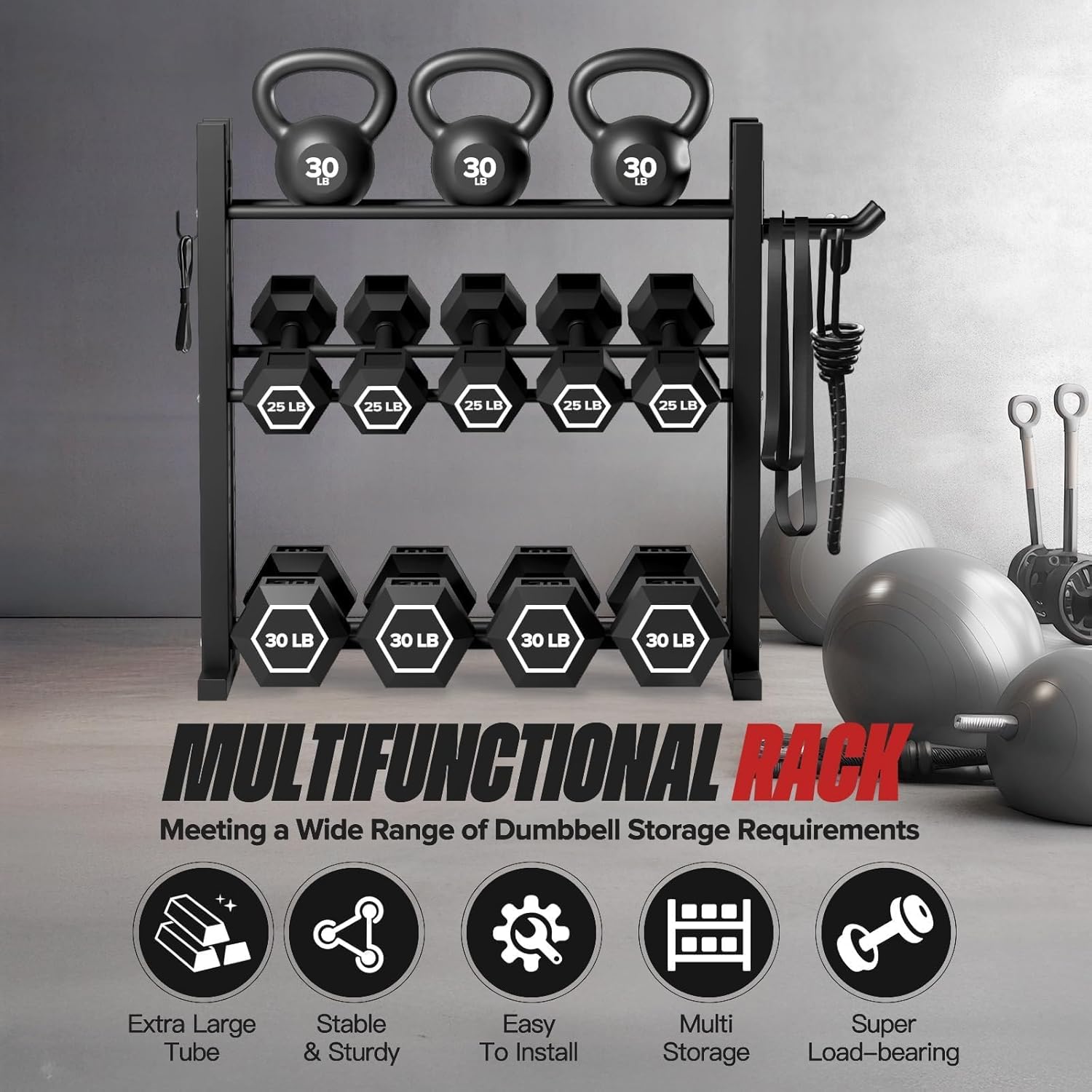 Стеллаж для гантелей 3-уровнев – обзор и цена Home Gym Gym