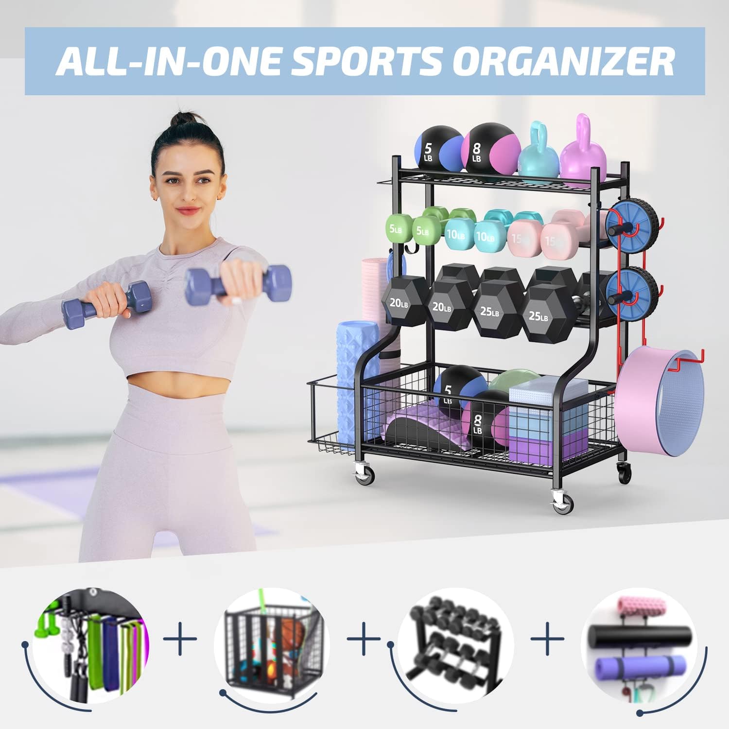 Стойка для гантелей для домашн – обзор и цена Home Gym Gym