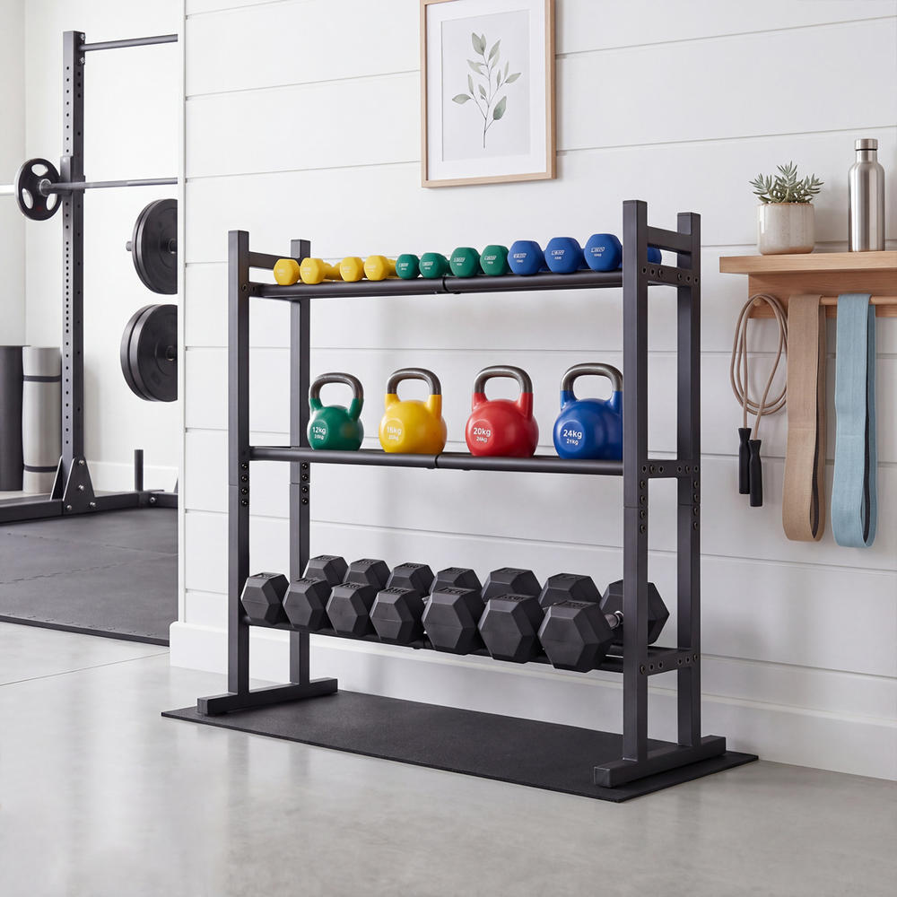 Усиленная 3-ярусная стойка для – обзор и цена Home Gym Gym